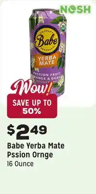 Grocery Outlet Yerba Mate Pssion Ornge offer