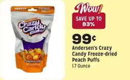 Grocery Outlet Freeze-dried Peach Puffs offer