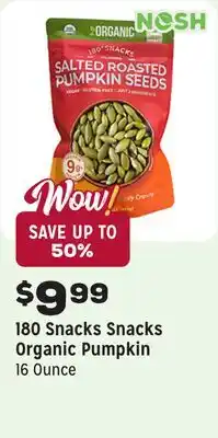 Grocery Outlet Snacks Organic Pumpkin offer