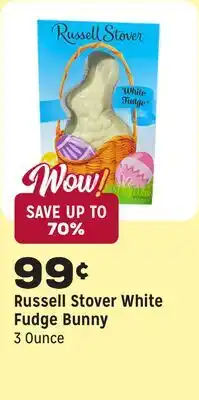 Grocery Outlet White Fudge Bunny offer