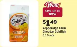 Grocery Outlet Cheddar Goldfish offer