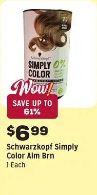 Grocery Outlet Simply Color Alm Brn offer