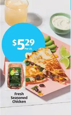 Aldi Fresh Seasoned Chicken offer