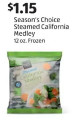 Aldi Season's Choice Steamed California Medley offer