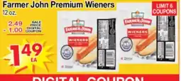 Superior Grocers Farmer John Premium Wieners offer