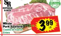 Superior Grocers Whole Pork Sparerib offer