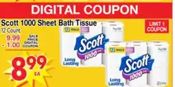 Superior Grocers Scott 1000 Sheet Bath Tissue offer