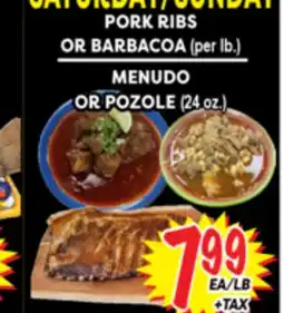 Superior Grocers PORK RIBS offer