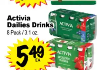 Superior Grocers Activia Dailies Drinks offer