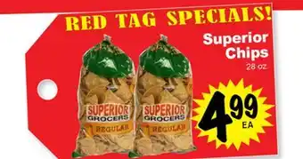 Superior Grocers Superior Chips offer