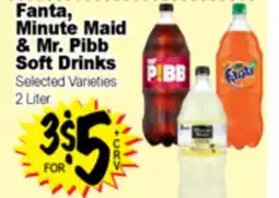 Superior Grocers Fanta, Minute Maid & Mr. Pibb Soft Drinks offer