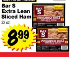 Superior Grocers Bar S Extra Lean Sliced Ham offer