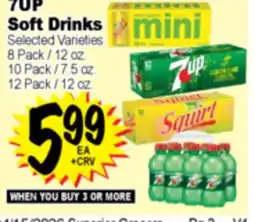 Superior Grocers 7UP Soft Drinks offer