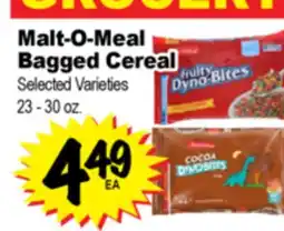 Superior Grocers Malt-O-Meal Bagged Cereal offer