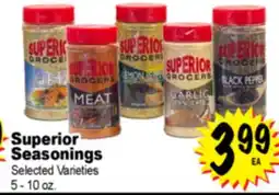 Superior Grocers Superior Seasonings offer
