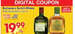 Superior Grocers Buchanan's Scotch Whisky offer