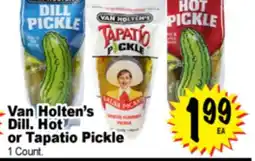 Superior Grocers Van Holten's Dill, Hot or Tapatio Pickle offer