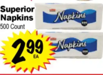 Superior Grocers Superior Napkins offer