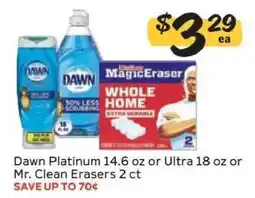 Winn Dixie Dawn Platinum or Ultra or Mr. Clean Erasers offer