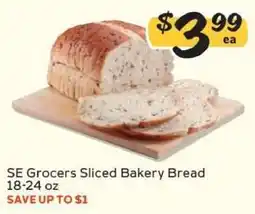 Winn Dixie SE Grocers Sliced Bakery Bread offer