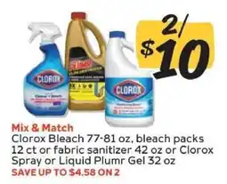 Winn Dixie Clorox Bleach and Liquid Plumr offer