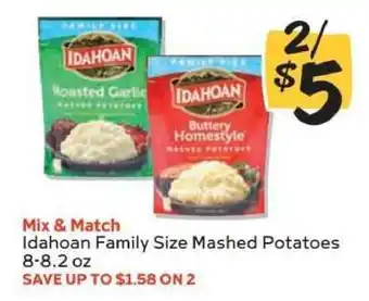 Winn Dixie Idahoan Family Size Mashed Potatoes offer