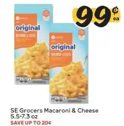 Winn Dixie SE Grocers Macaroni & Cheese offer