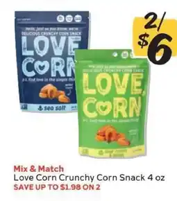 Winn Dixie Love Corn Crunchy Corn Snack offer