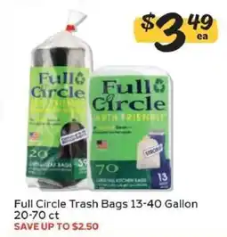 Winn Dixie Full Circle Trash Bags offer