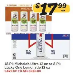 Winn Dixie Michelob Ultra or Lucky One Lemonade offer