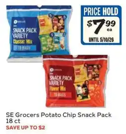 Winn Dixie SE Grocers Potato Chip Snack Pack 18 ct offer