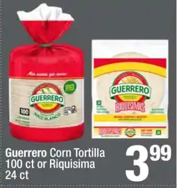 Super King Markets Guerrero Corn Tortilla 100 ct or Riquisima 24 ct offer