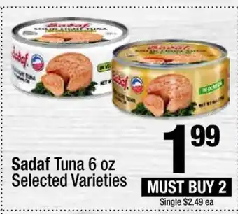 Super King Markets Sadaf Tuna 6 oz offer