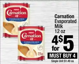 Super King Markets Carnation Evaporated Milk offer