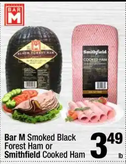 Super King Markets Bar M Smoked Black Forest Ham or Smithfield Cooked Ham offer