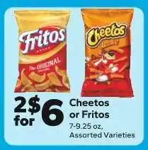 Save a Lot Cheetos or Fritos offer
