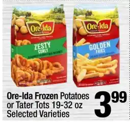 Super King Markets Ore-Ida Frozen Potatoes or Tater Tots offer