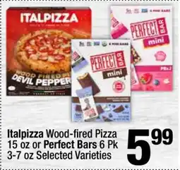 Super King Markets Italpizza Wood-fired Pizza or Perfect Bars offer
