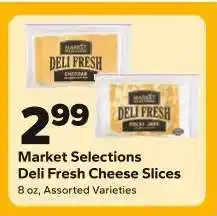 Save a Lot Market Selections Deli Fresh Cheese Slices offer