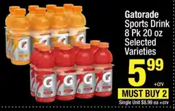 Super King Markets Gatorade Sports Drink offer