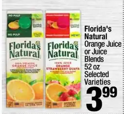 Super King Markets Florida's Natural Orange Juice or Juice Blends offer