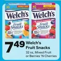 Save a Lot Welch's Fruit Snacks offer