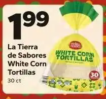 Save a Lot La Tierra de Sabores White Corn Tortillas offer