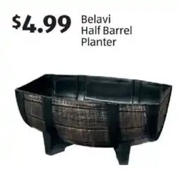 Aldi Belavi Half Barrel Planter offer