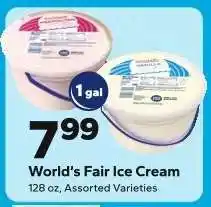 Save a Lot World's Fair Ice Cream offer