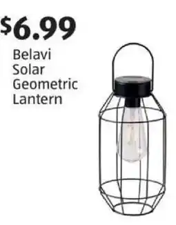 Aldi Belavi Solar Geometric Lantern offer