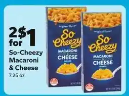 Save a Lot So-Cheezy Macaroni & Cheese offer
