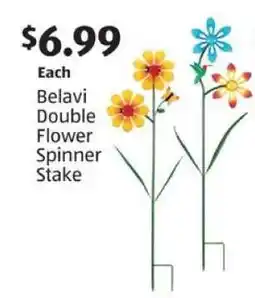 Aldi Belavi Double Flower Spinner Stake offer