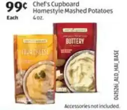 Aldi Chef's Cupboard Homestyle Mashed Potatoes offer