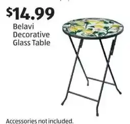 Aldi Belavi Decorative Glass Table offer